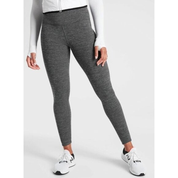 ATHLETA altitude tight in polartec power stretch heather gray size XL - Picture 1 of 7